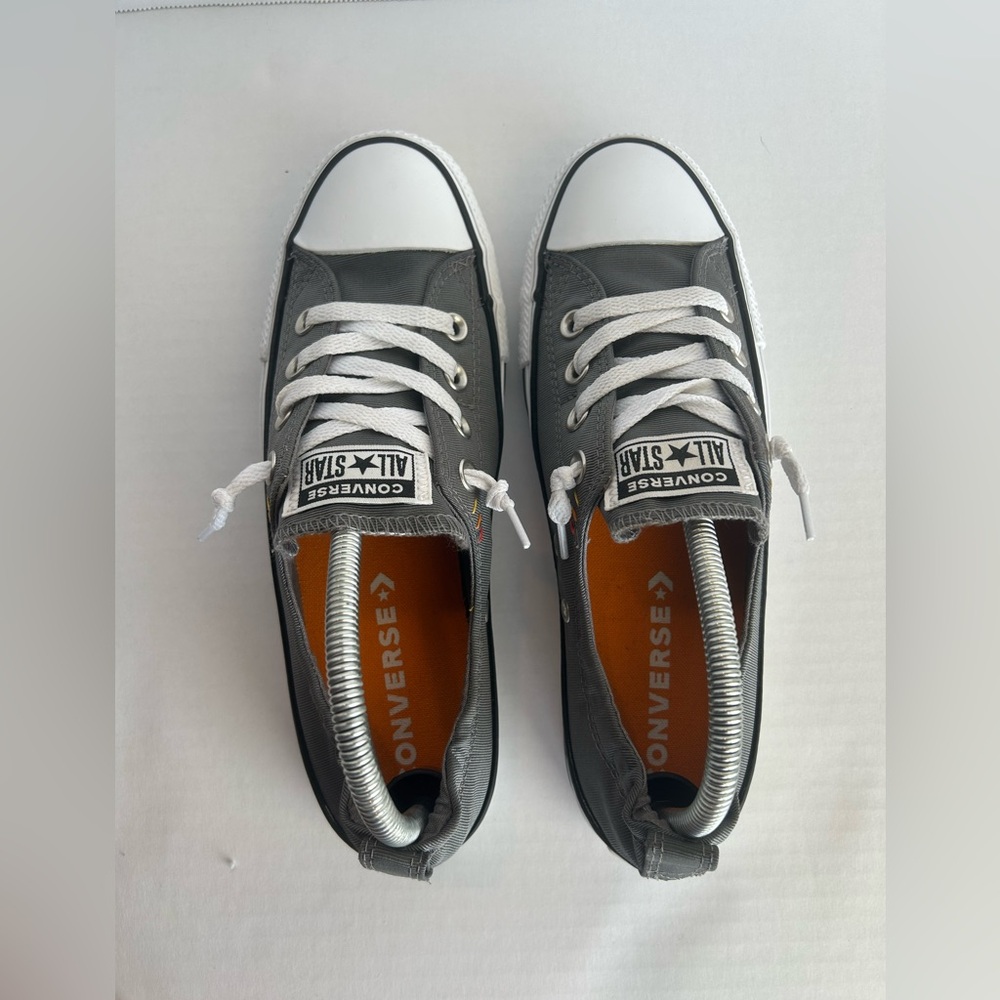 Converse All Stars Women’s Gray Shoreline Slip On Casual Shoes Sheaker Size 9 - Picture 4 of 10